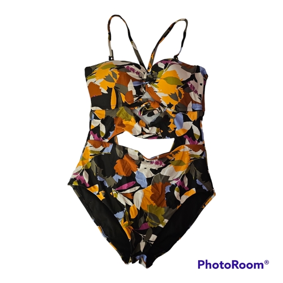 NWOT Bar iii cutout bandeau, XL, multicolored - Picture 2 of 6